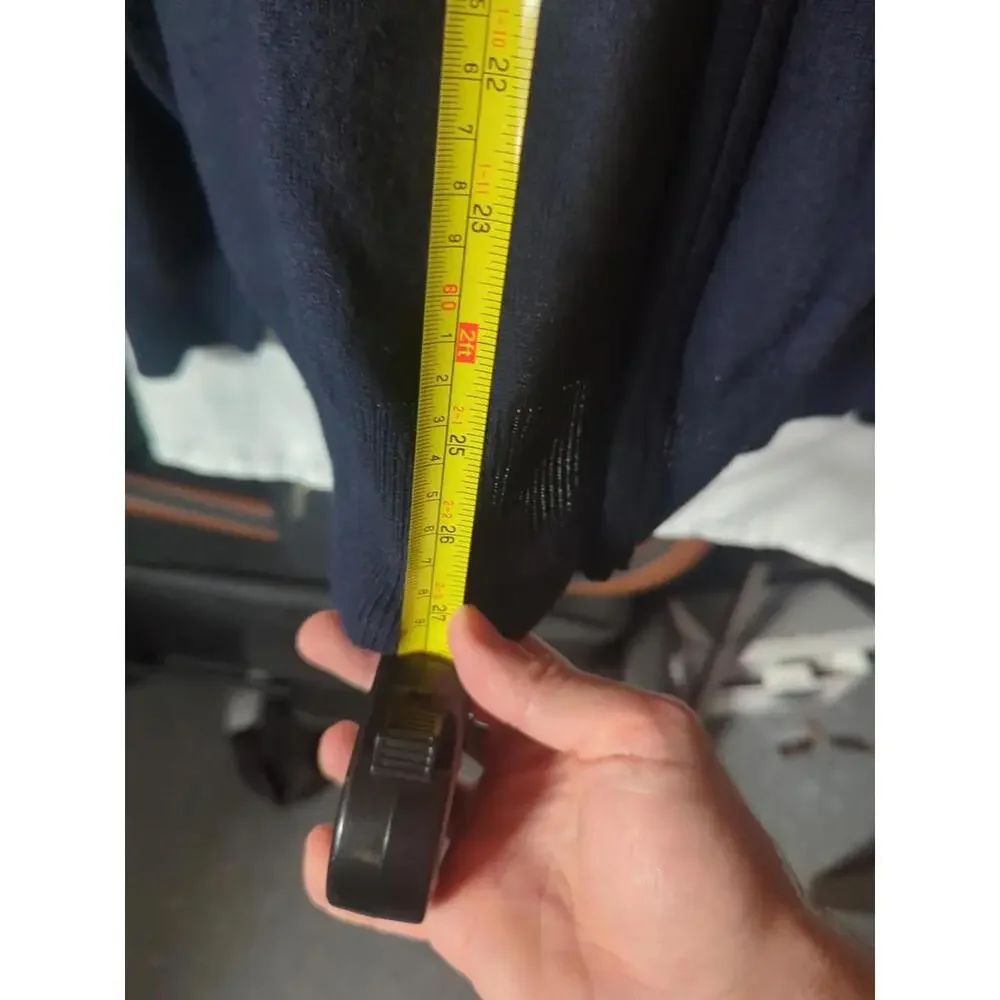 Vintage New Sensation Men's XL Full Zip Cashmere Blend Sweater - Picture 4 of 6